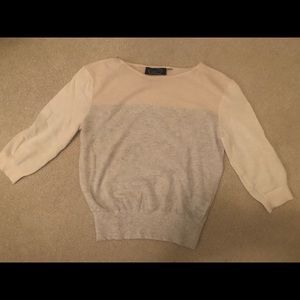 Magashoni Cashmere TriColor beige sweater